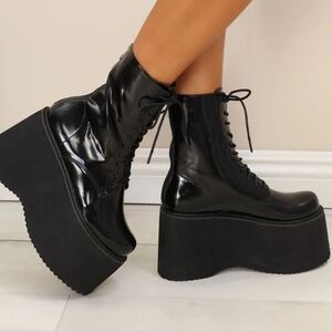 Black Platform Boots